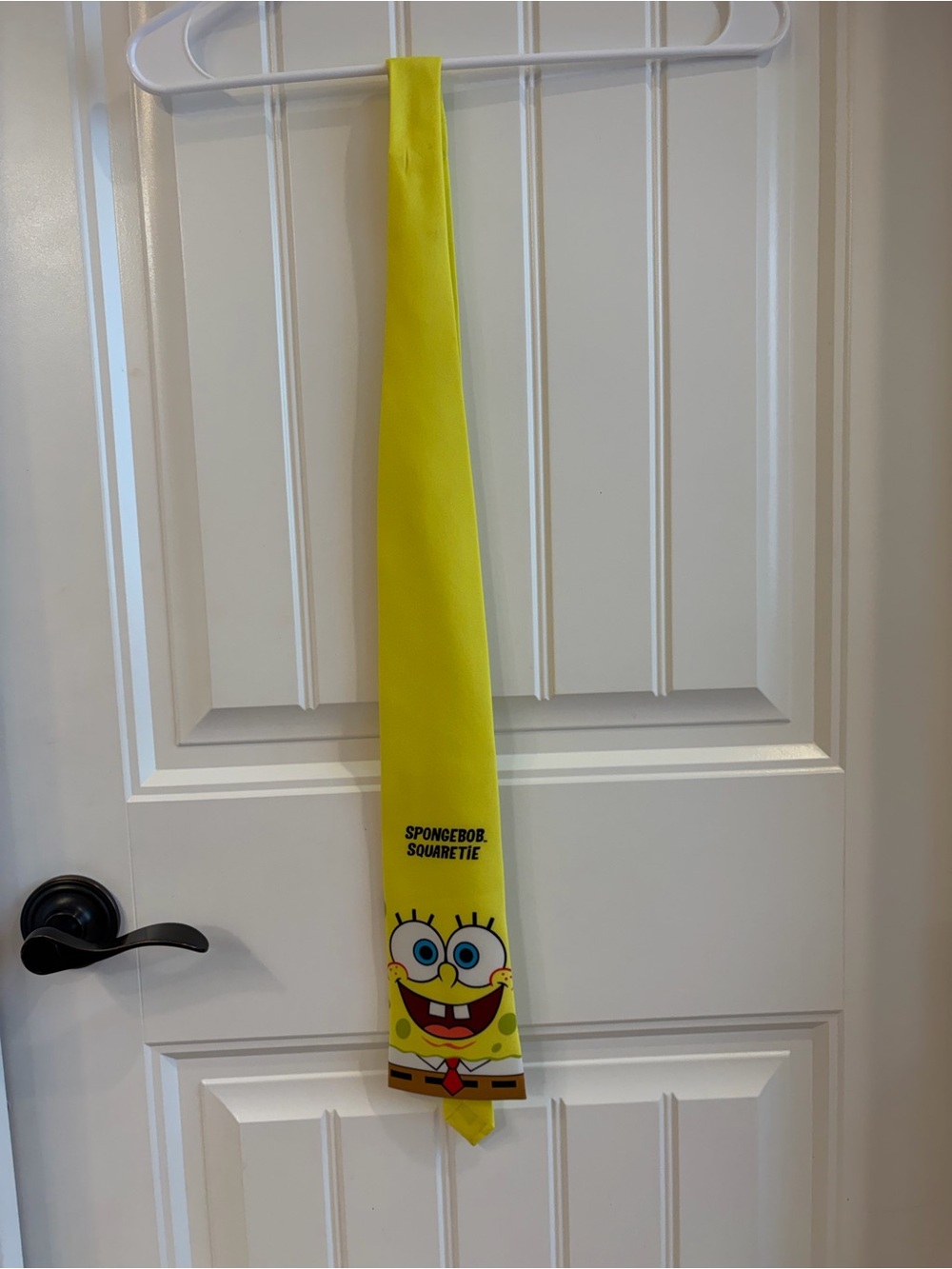 Nickelodeon SpongeBob Neck Tie Vintage 2005 Cartoon Funny Viacom Yellow